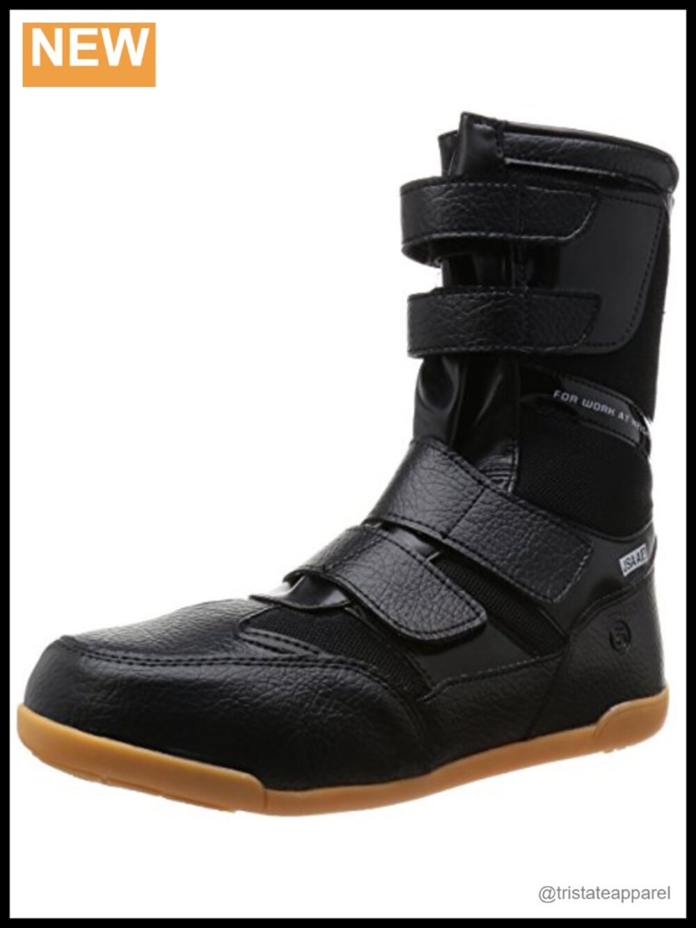 Women's Tactical Military Combat Boots Lace-Up Mid-Calf Leather Round Toe
